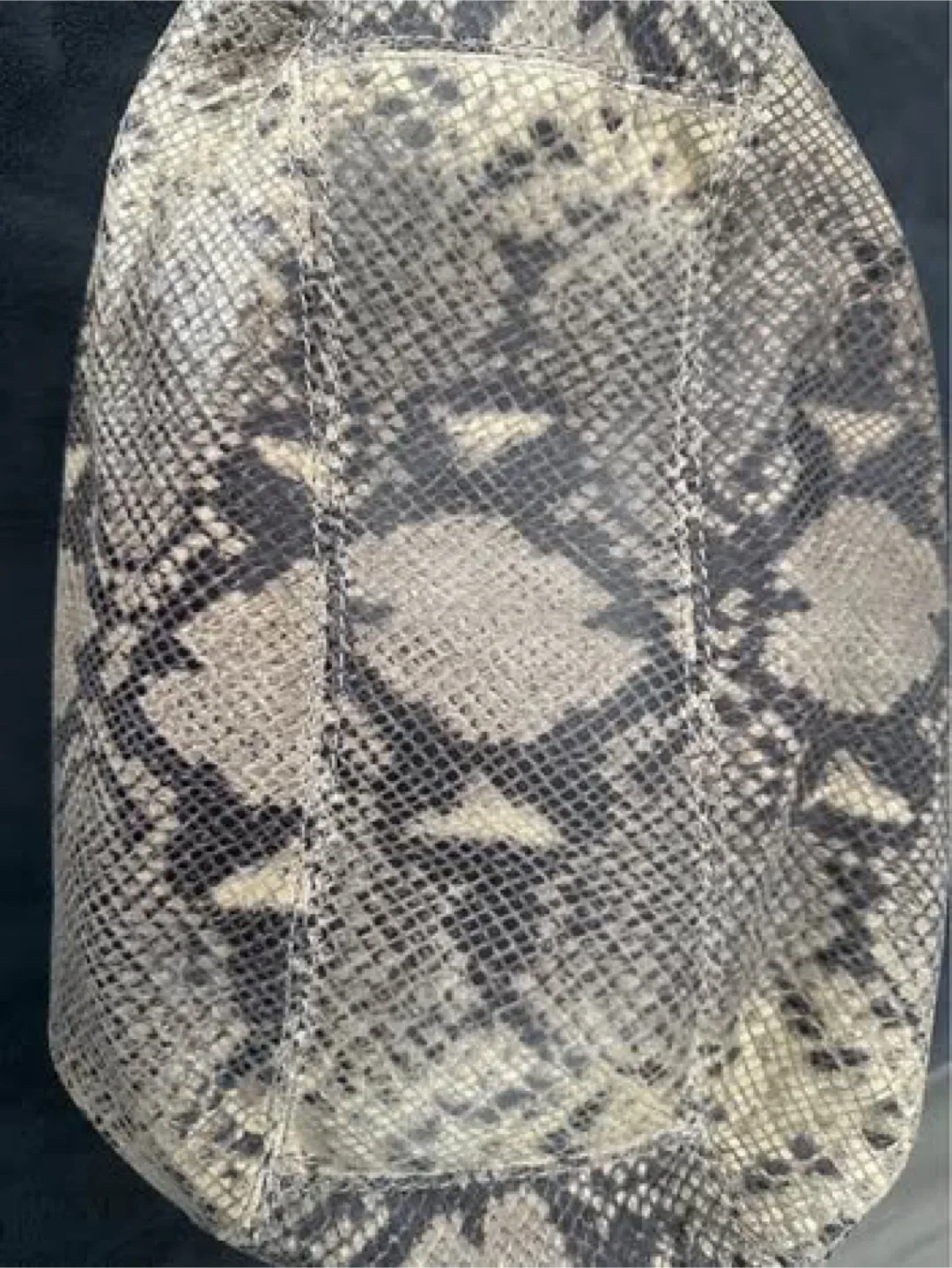 Authentic Michael Kors “python” Snakeskin Hobo Bag image indicator(9)