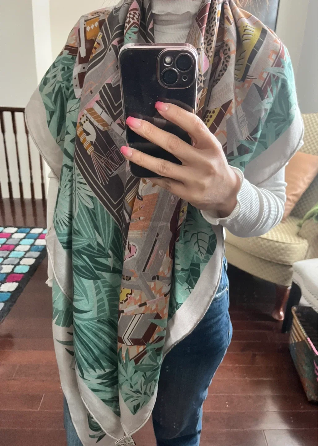 Patterned Scarf