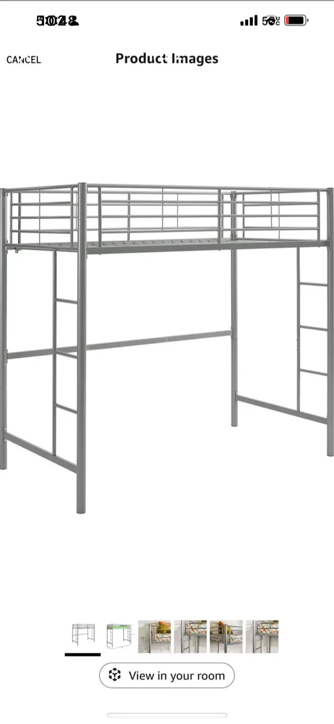 Loft bed twin size