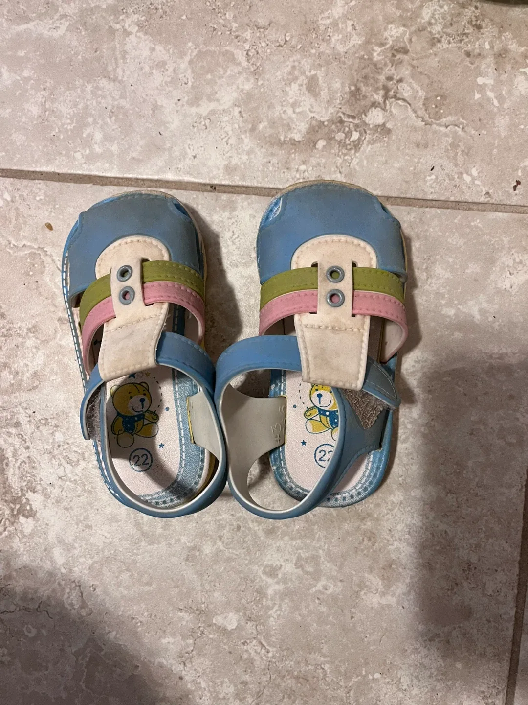 washabe sandals for baby and toddler (size 22)