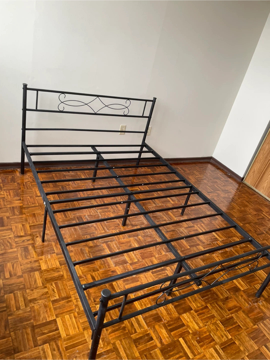 Black Metal Bed Frame- Full Size - photo 4