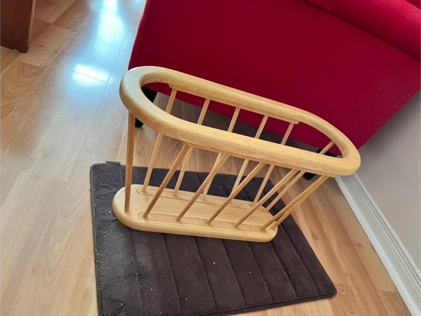 Wooden Magazine Rack