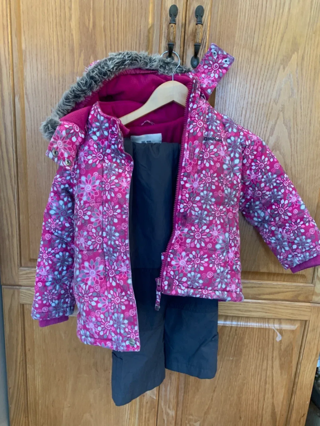 OshKosh Floral Snowsuit - Size 5T