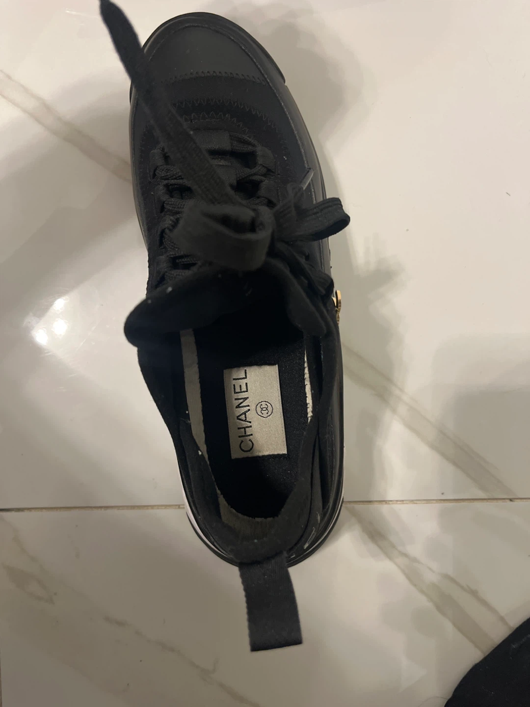 Chanel Sneakers - Black, Size 38 - photo 5