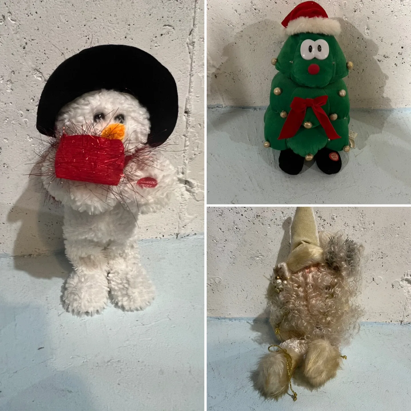 Christmas plush decorations