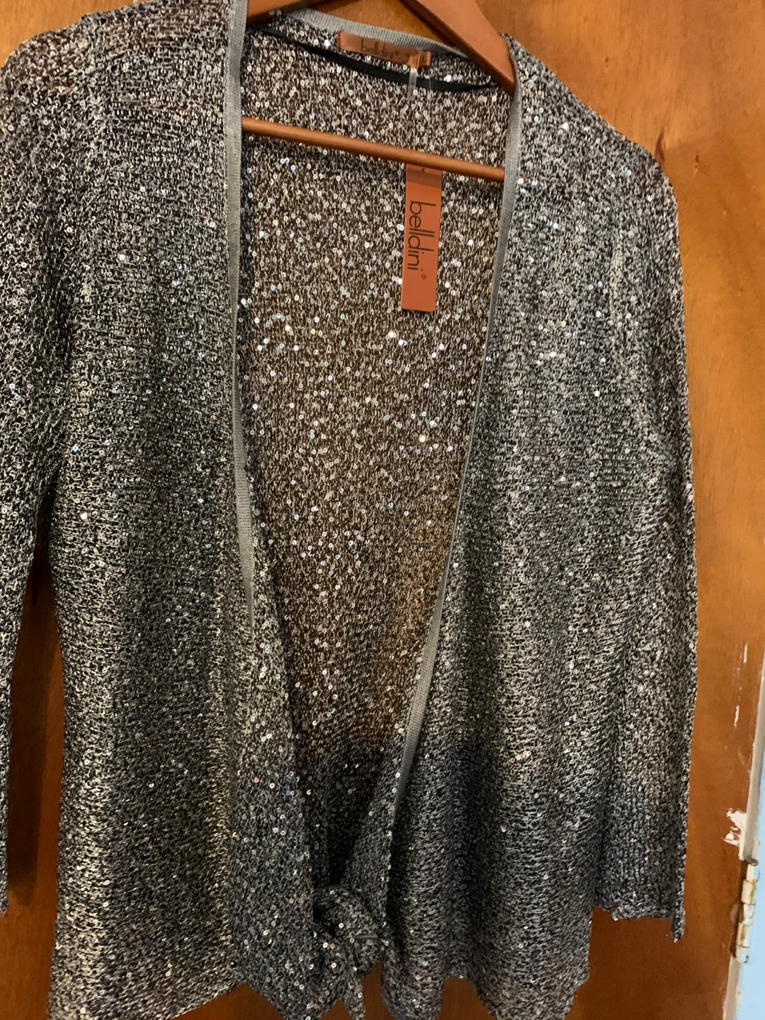 Beldini Sequin opened cardigan - photo 2