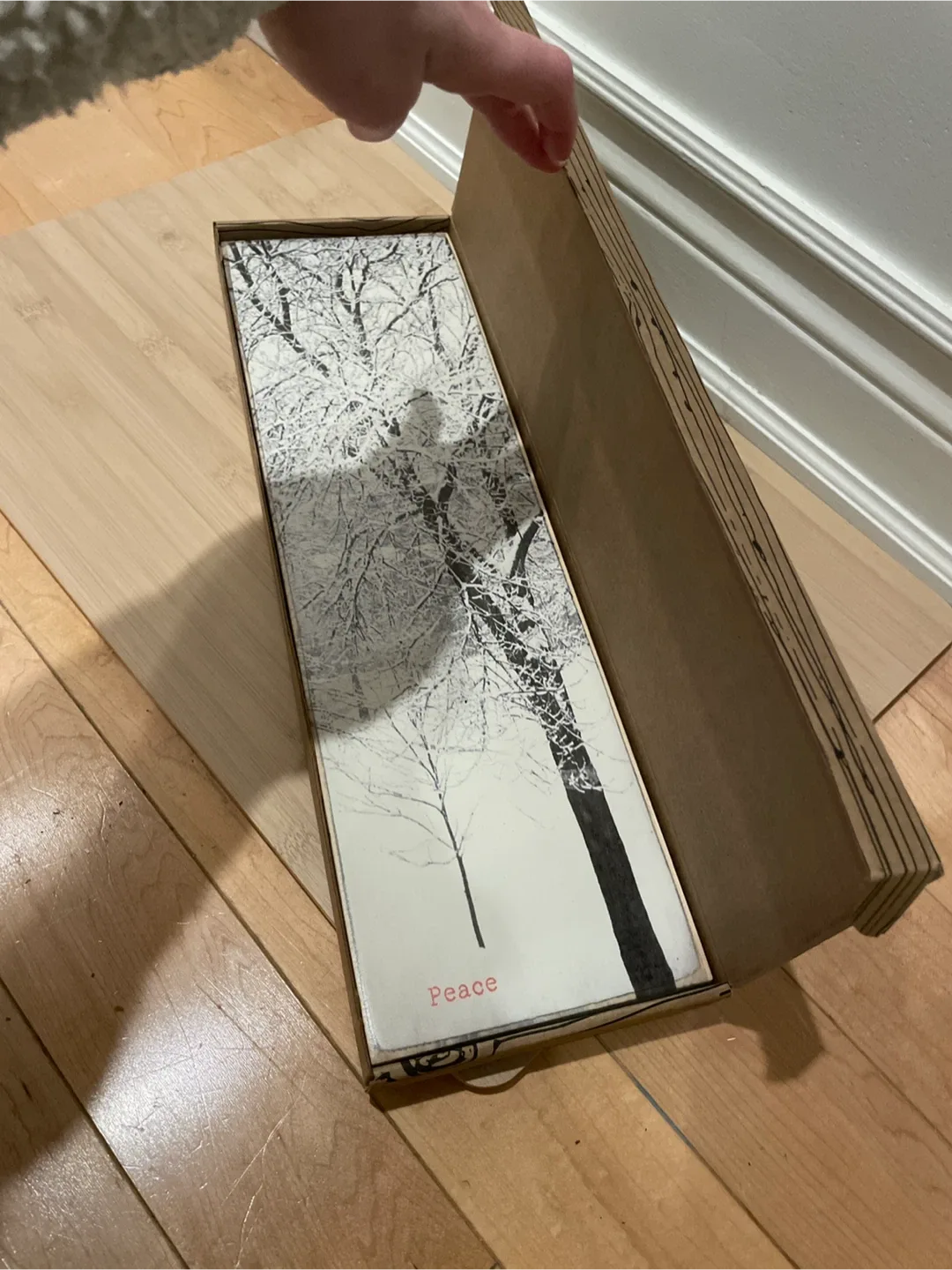 New Winter 'Peace' Wood Wall Art image indicator(4)