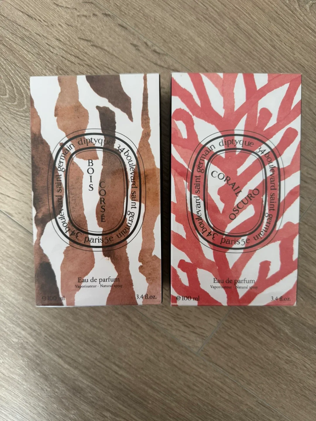 Diptyque Bois Corse and Corail Oscuro 100ml