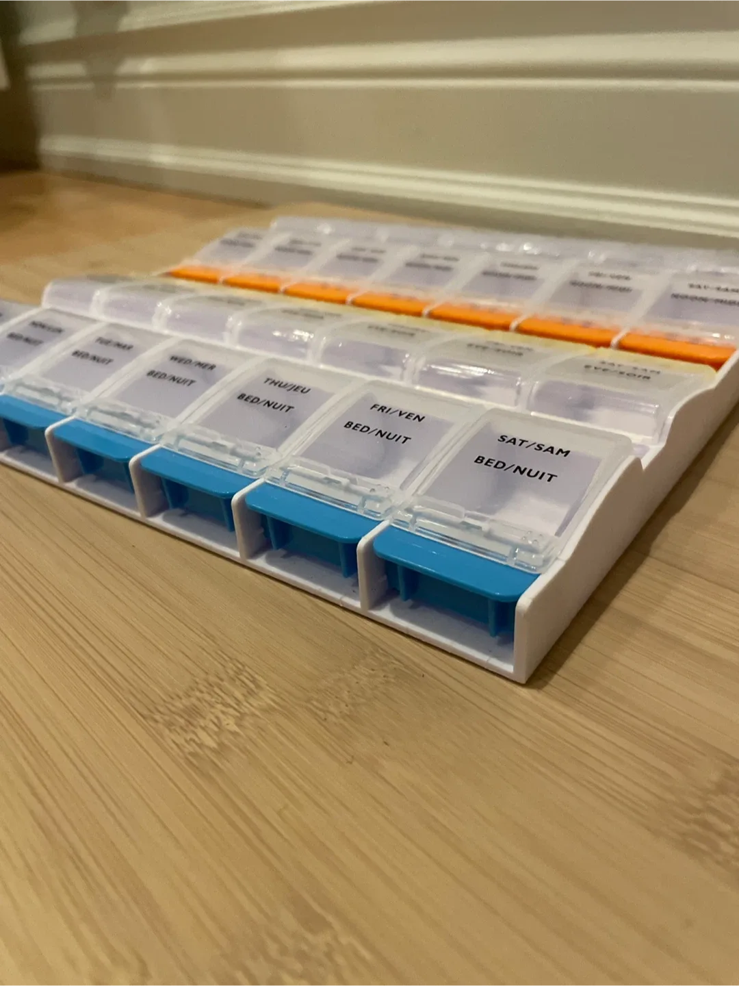 Pill Organizer - Weekly, 4 Times a Day or 4 weeks image indicator(2)