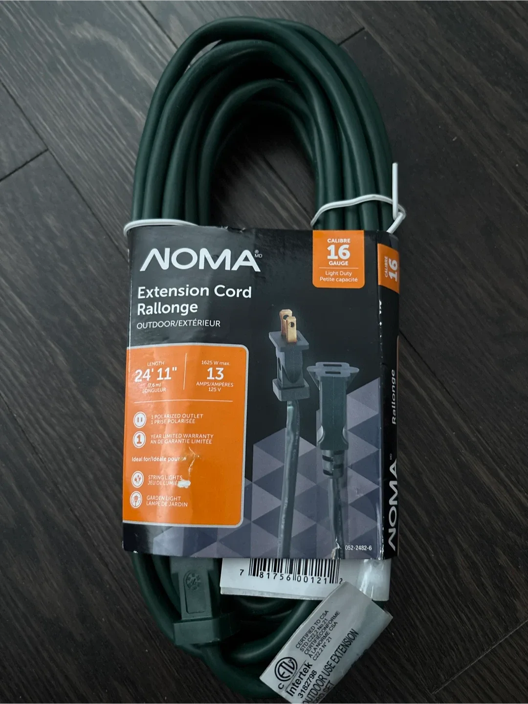NOMA 24' 11" Outdoor Extension Cord