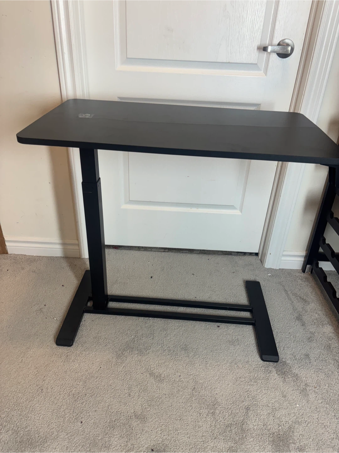 Black Adjustable Height Laptop Desk - photo 2
