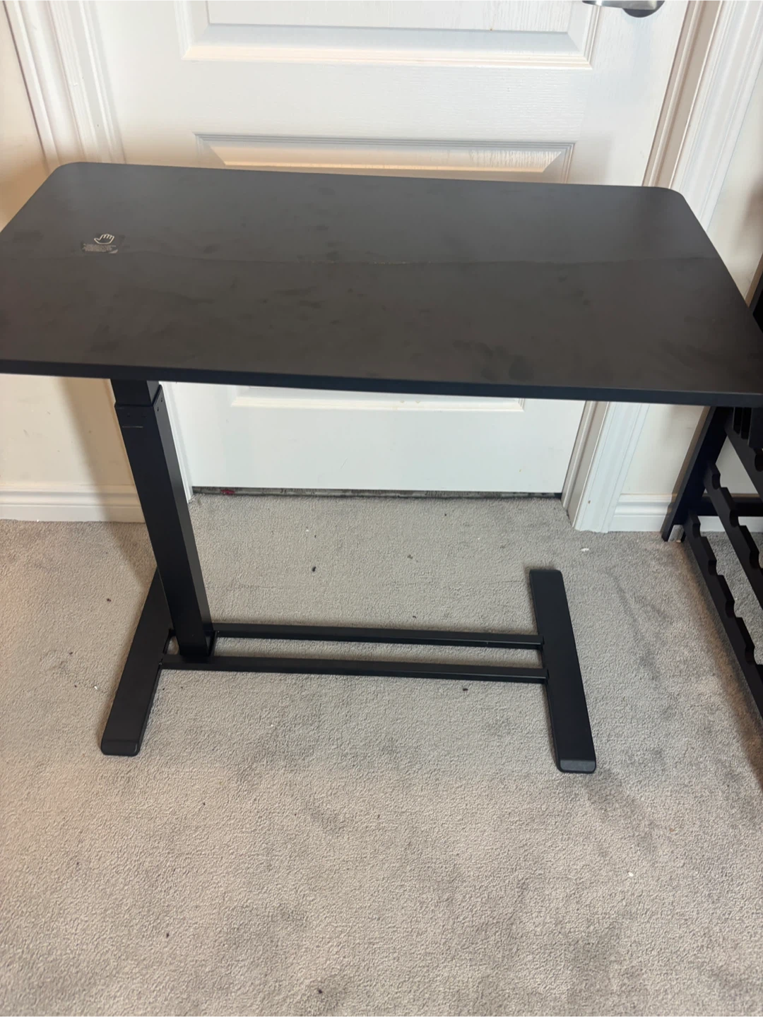 Black Adjustable Height Laptop Desk - photo 3