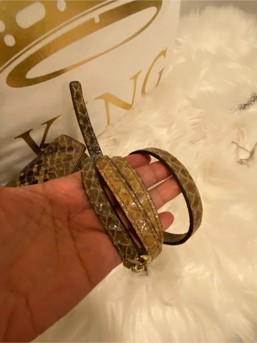 Michael Kors Snakeskin Crossbody Bag image indicator(2)