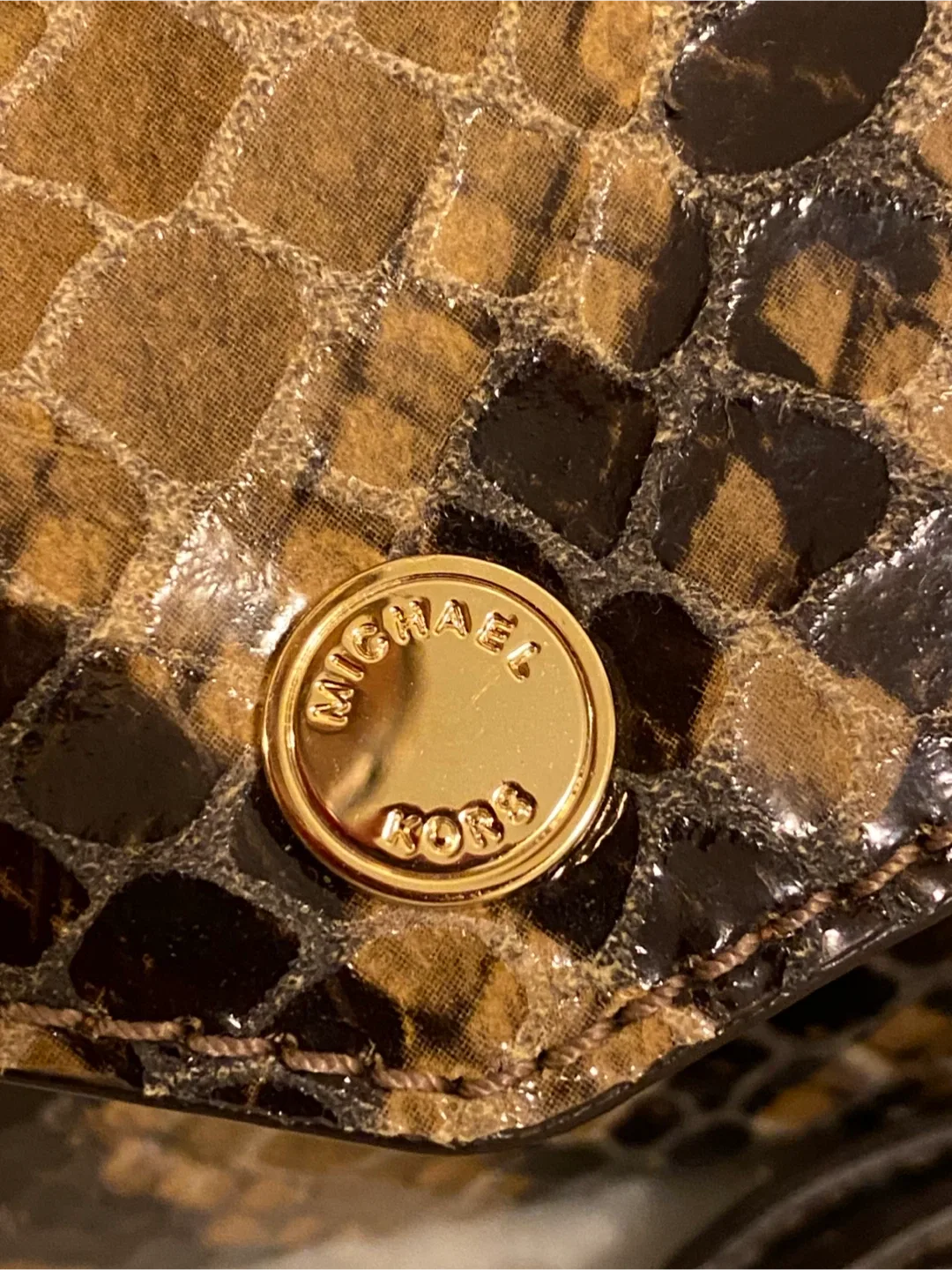 Michael Kors Snakeskin Crossbody Bag image indicator(4)