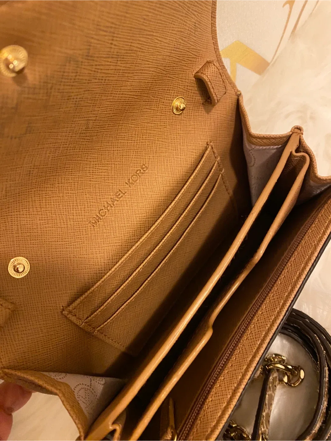 Michael Kors Snakeskin Crossbody Bag image indicator(8)