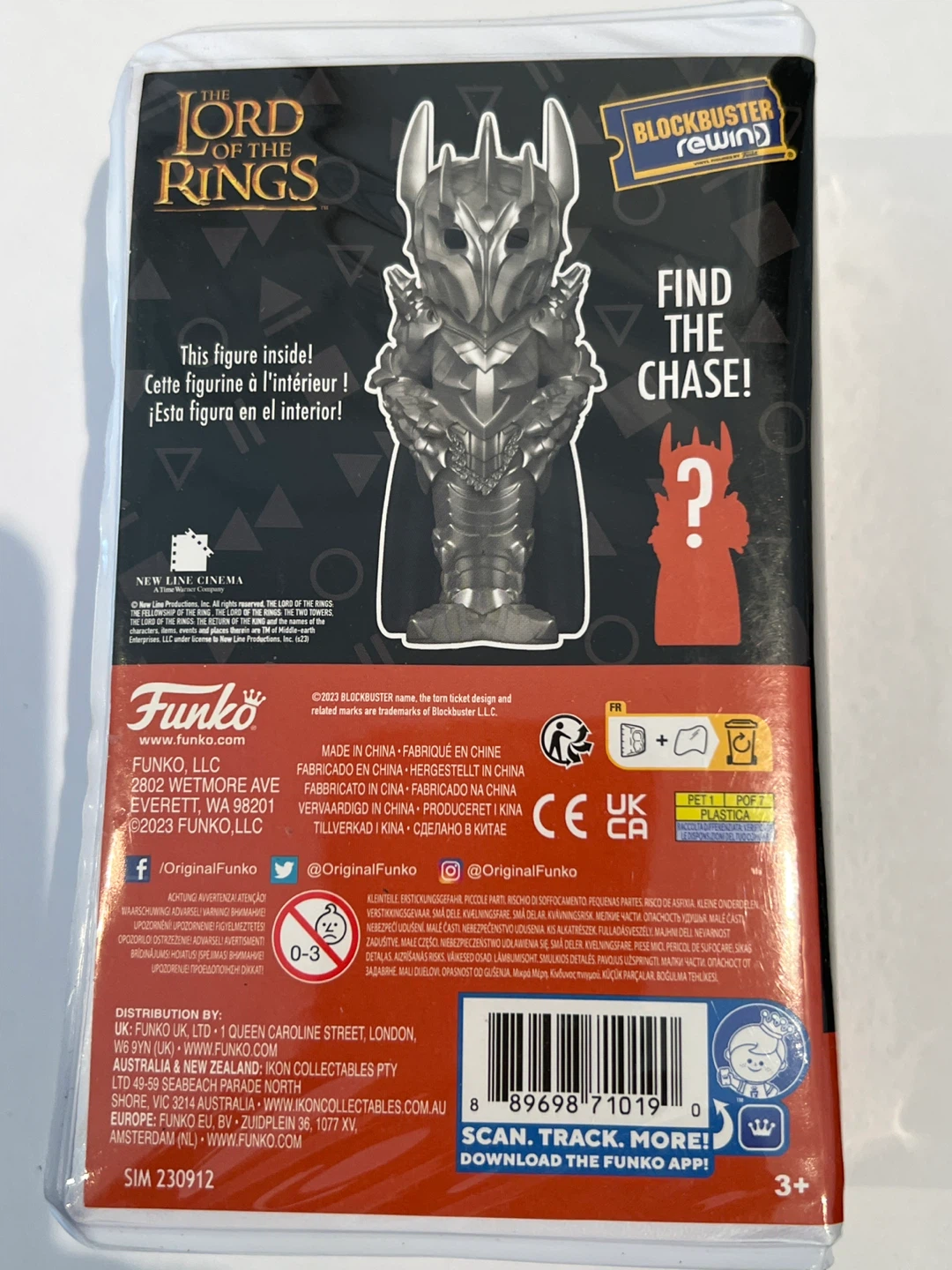 Funko Blockbuster Rewind Lord of the Rings Sauron Figure - photo 2