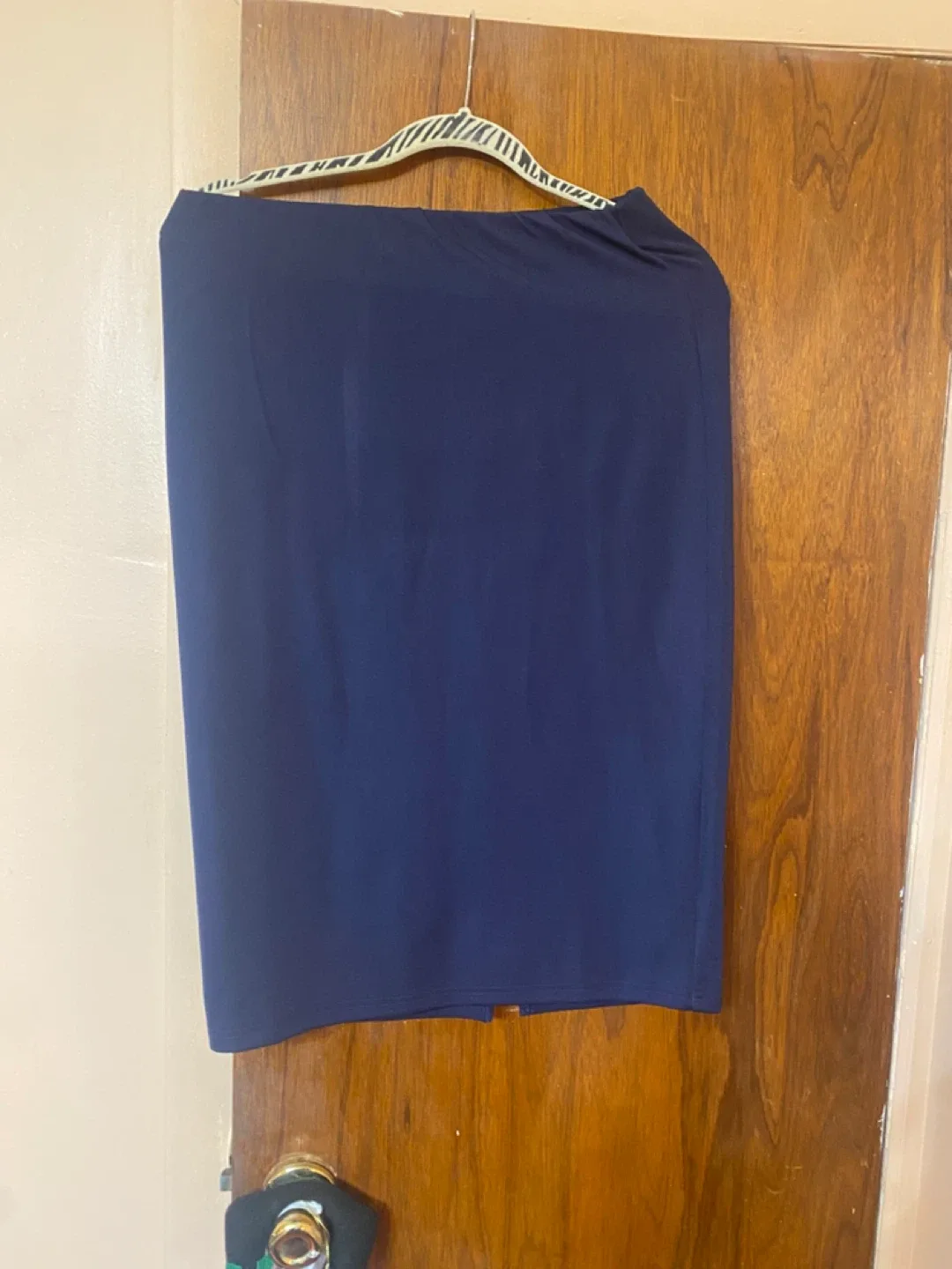 Navy blue size large pencil skirt