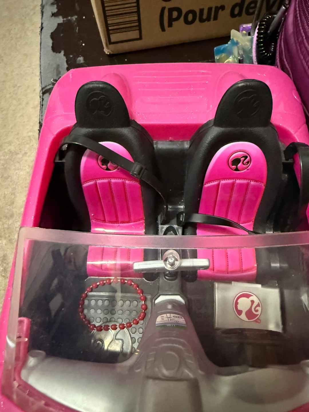 Barbie Pink Convertible Car and Barbie - photo 3