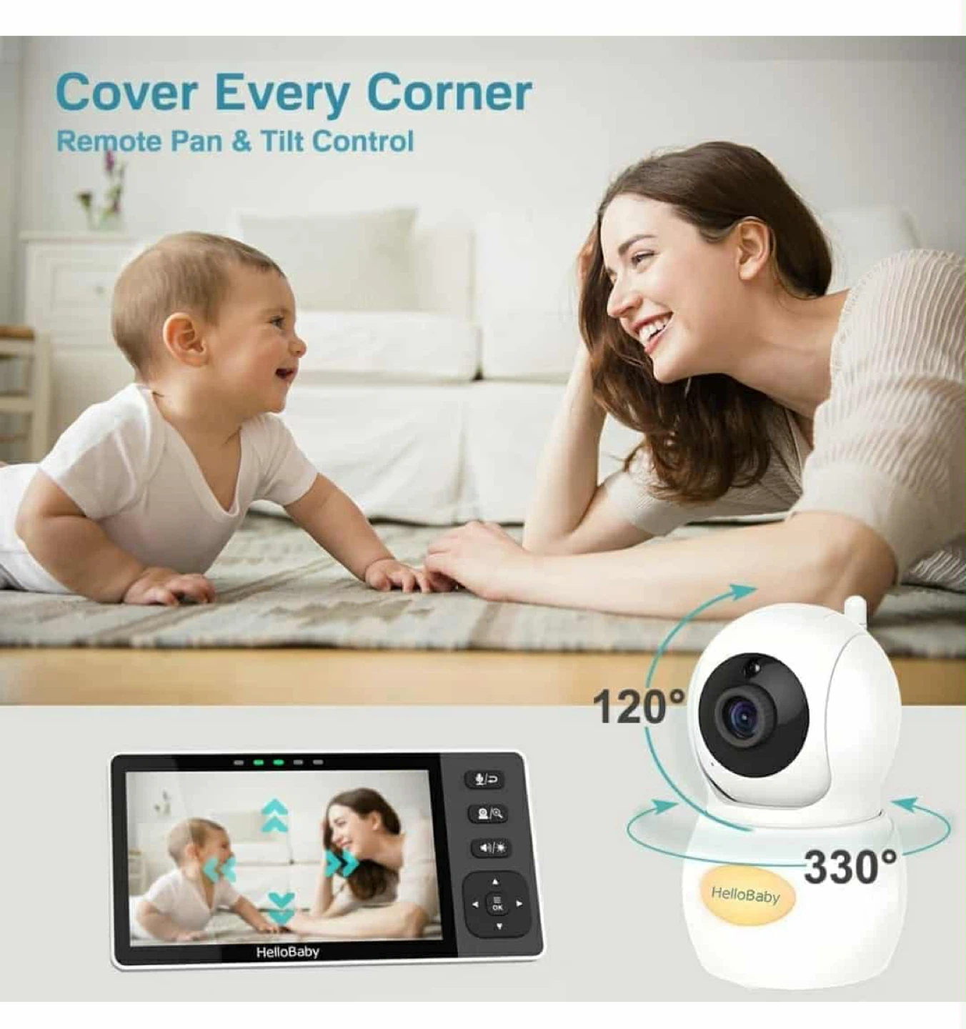HelloBaby 720P Baby Monitor - Like New! - photo 2