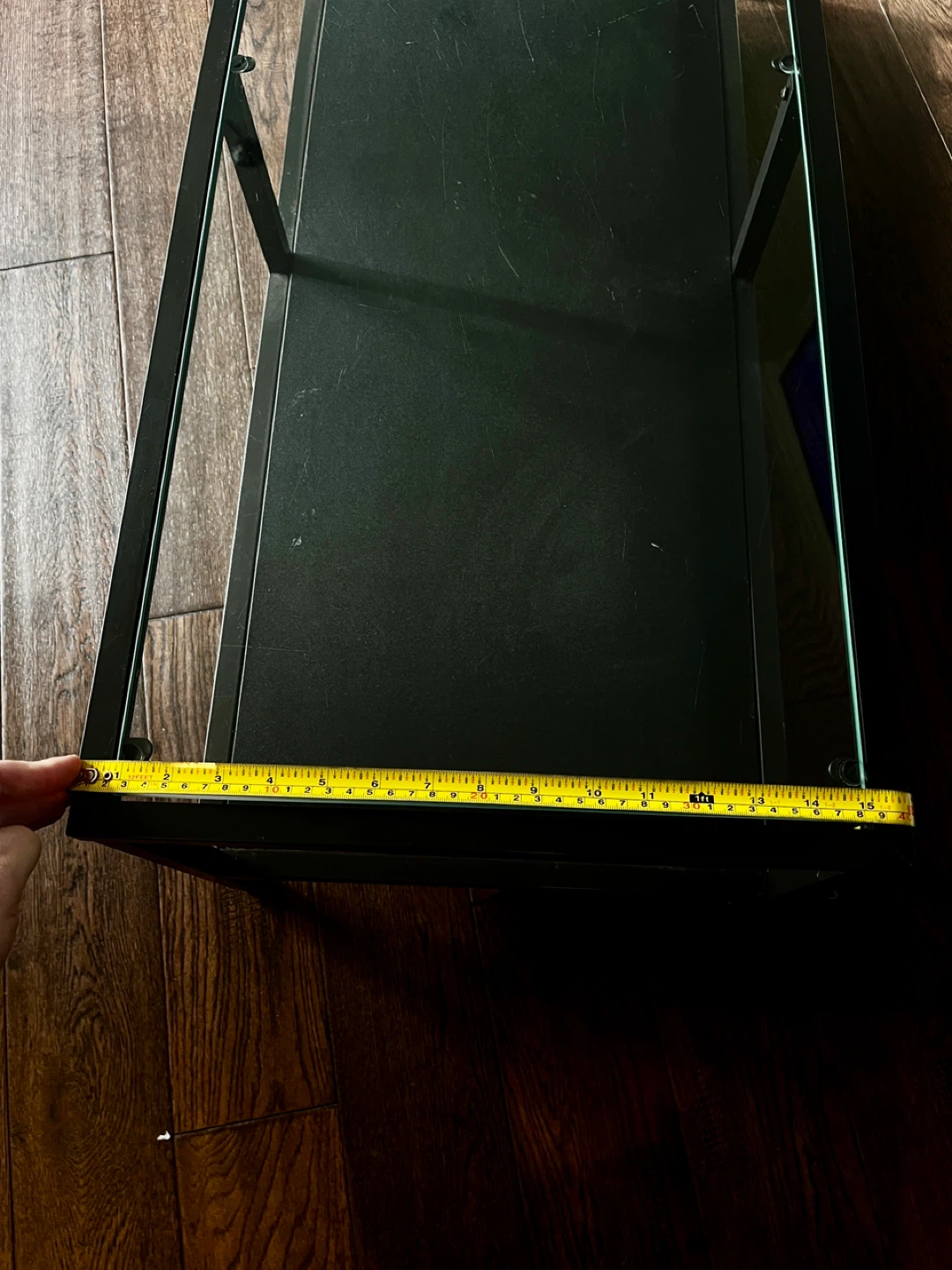 Glass Top Coffee Table - Black Frame - photo 5