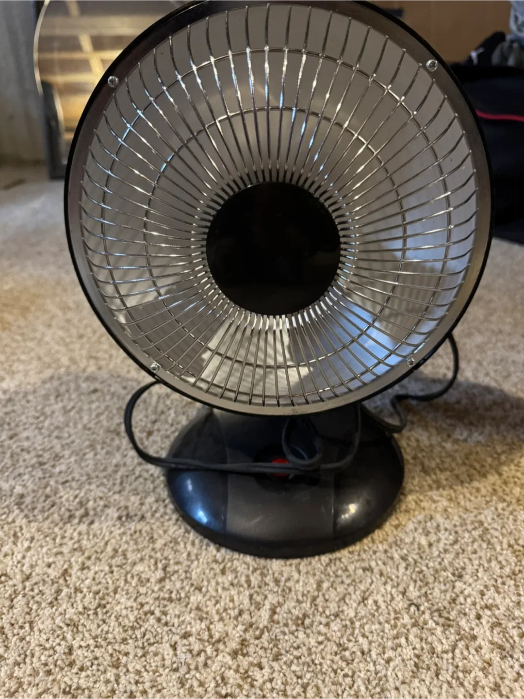 Black Tabletop Electric Heater