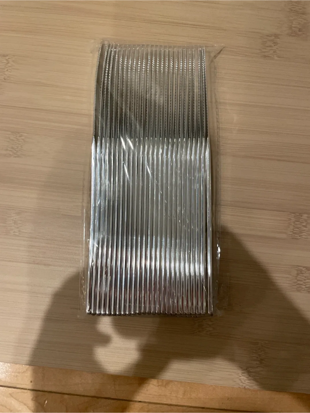 New Silver Plastic Cutlery knifes and New silver cutlery image indicator(3)