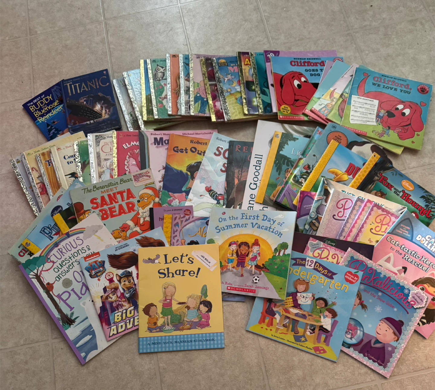Lot of 53 kids books
