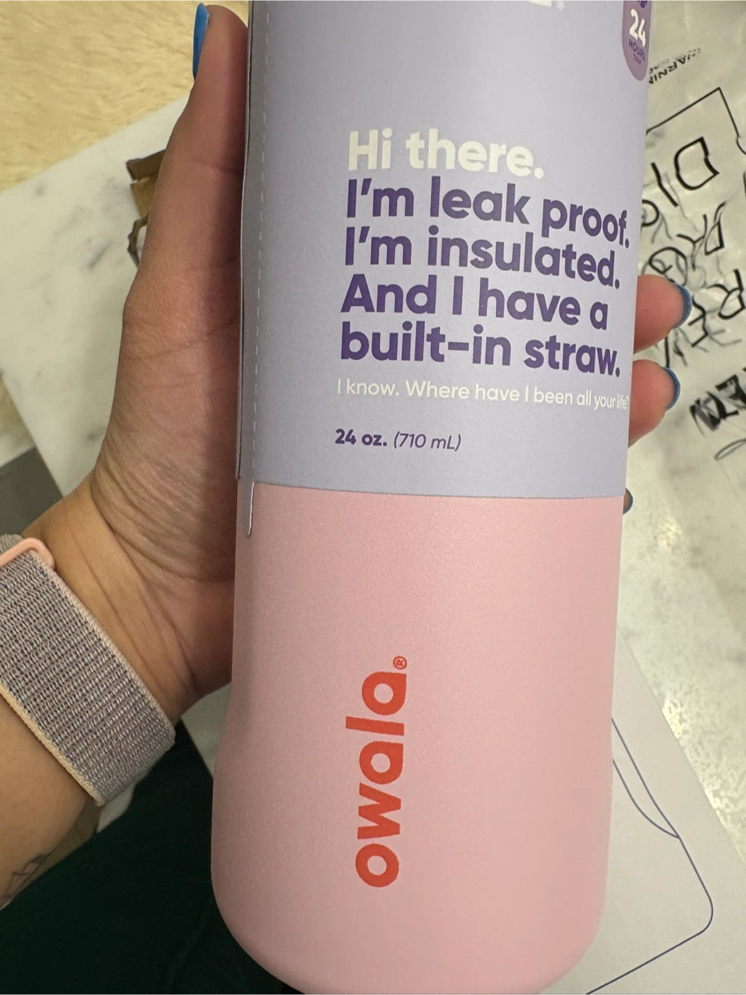 New Rare Owala FreeSip Water Bottle 24oz - photo 3