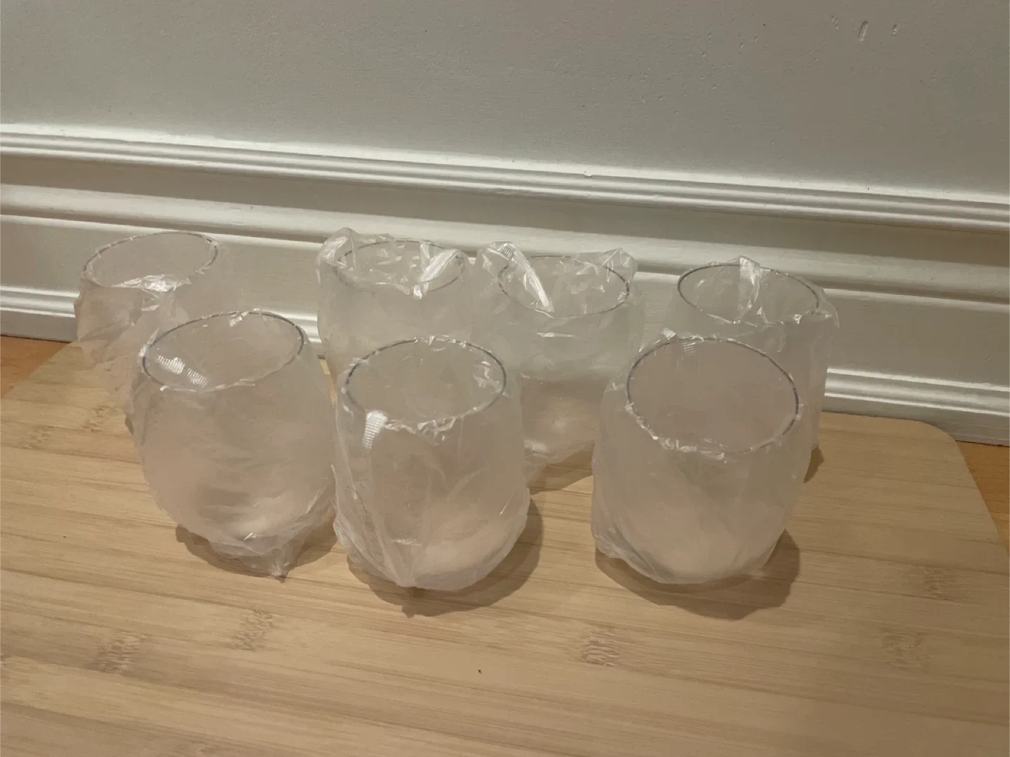 New Plastic Wine Glasses - Set of 7 -$5 for all image indicator(4)