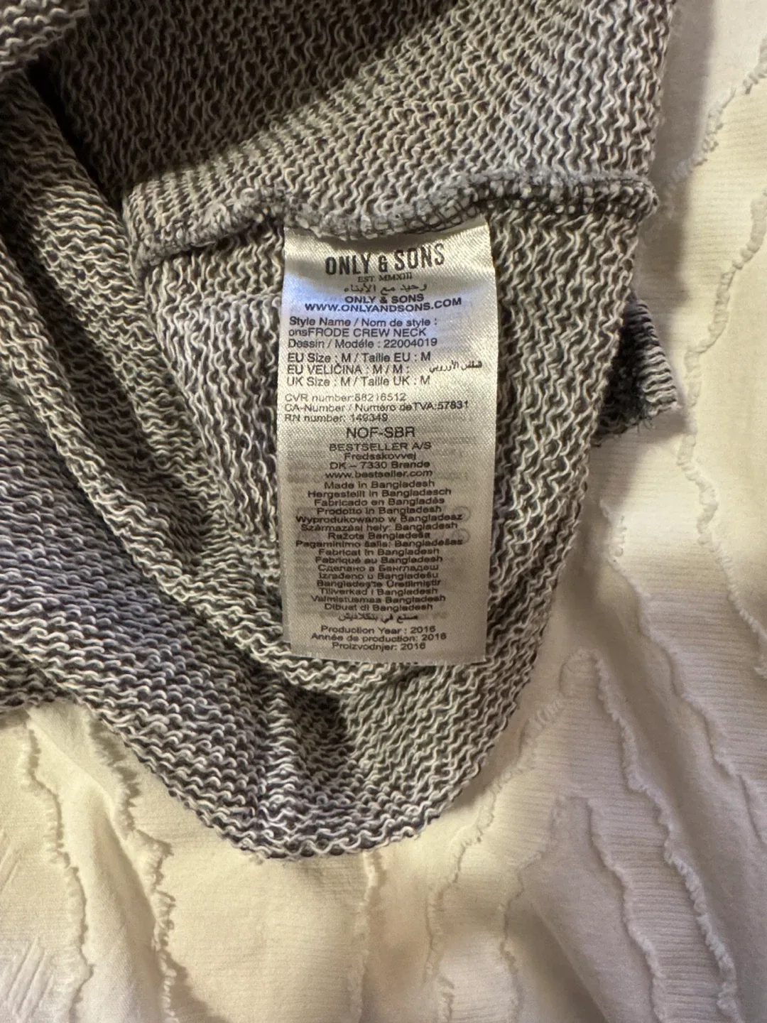 Only & Sons Crew Neck Sweater - Size M image indicator(3)