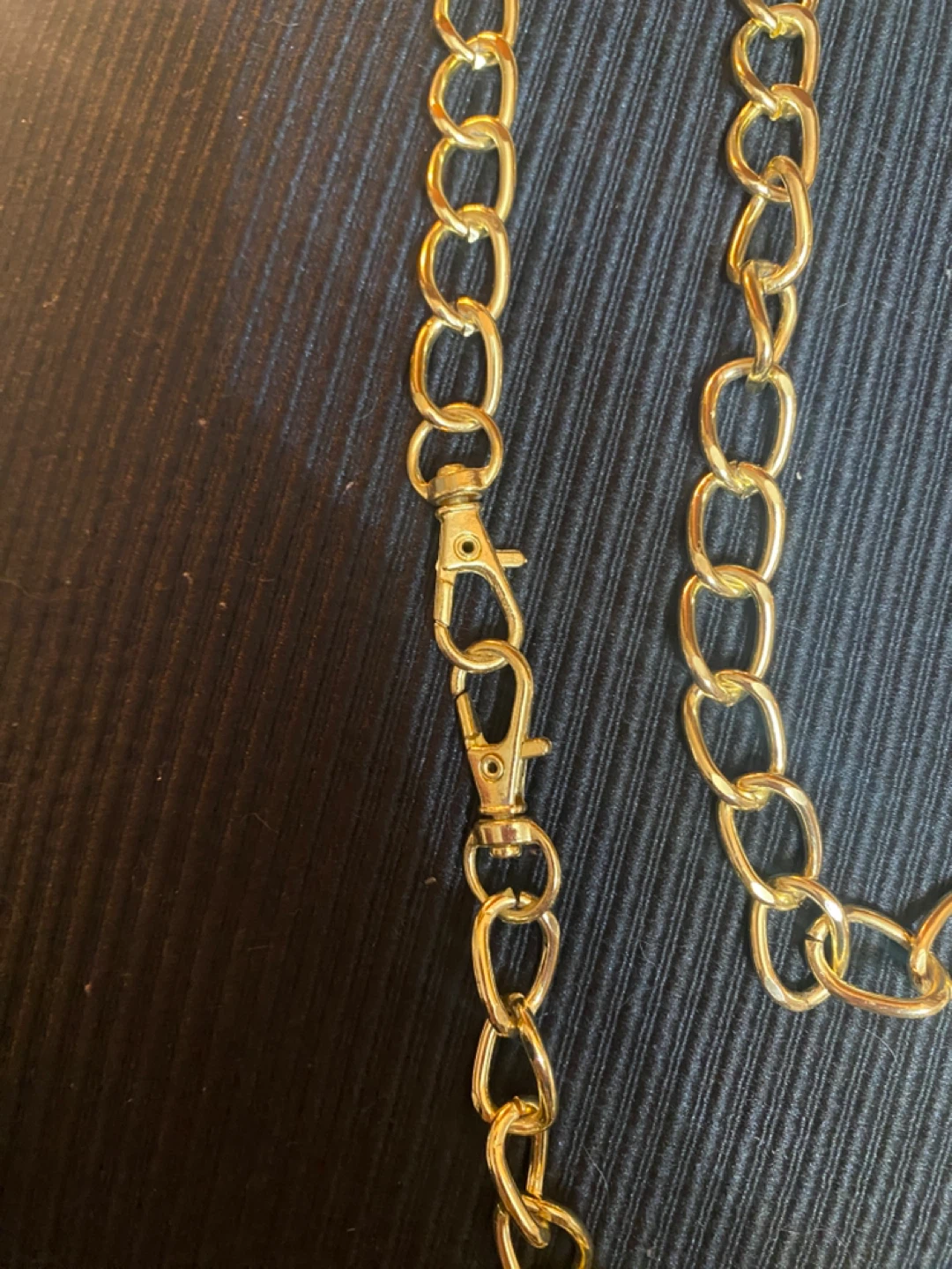 Faux gold chain 46 inches long - photo 2