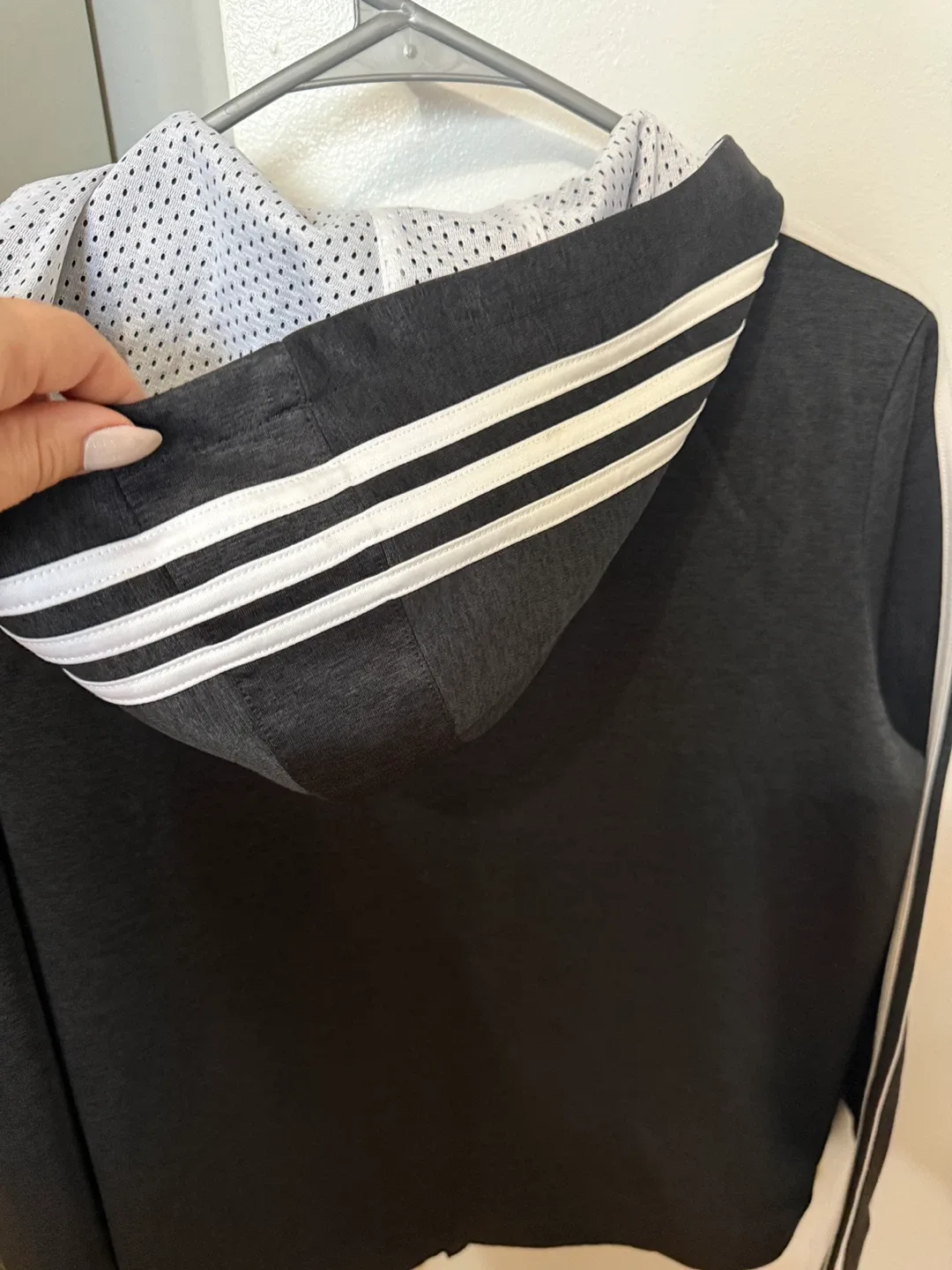 Adidas XL (18/20 years old) Black Track Jacket image indicator(5)