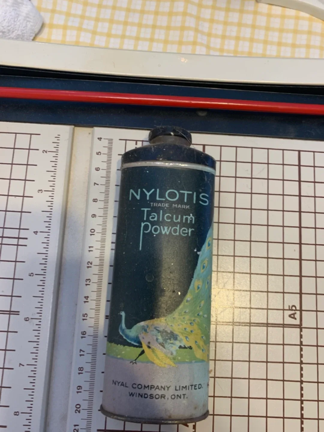 Nylotis Talcum Powder - Vintage Collectible