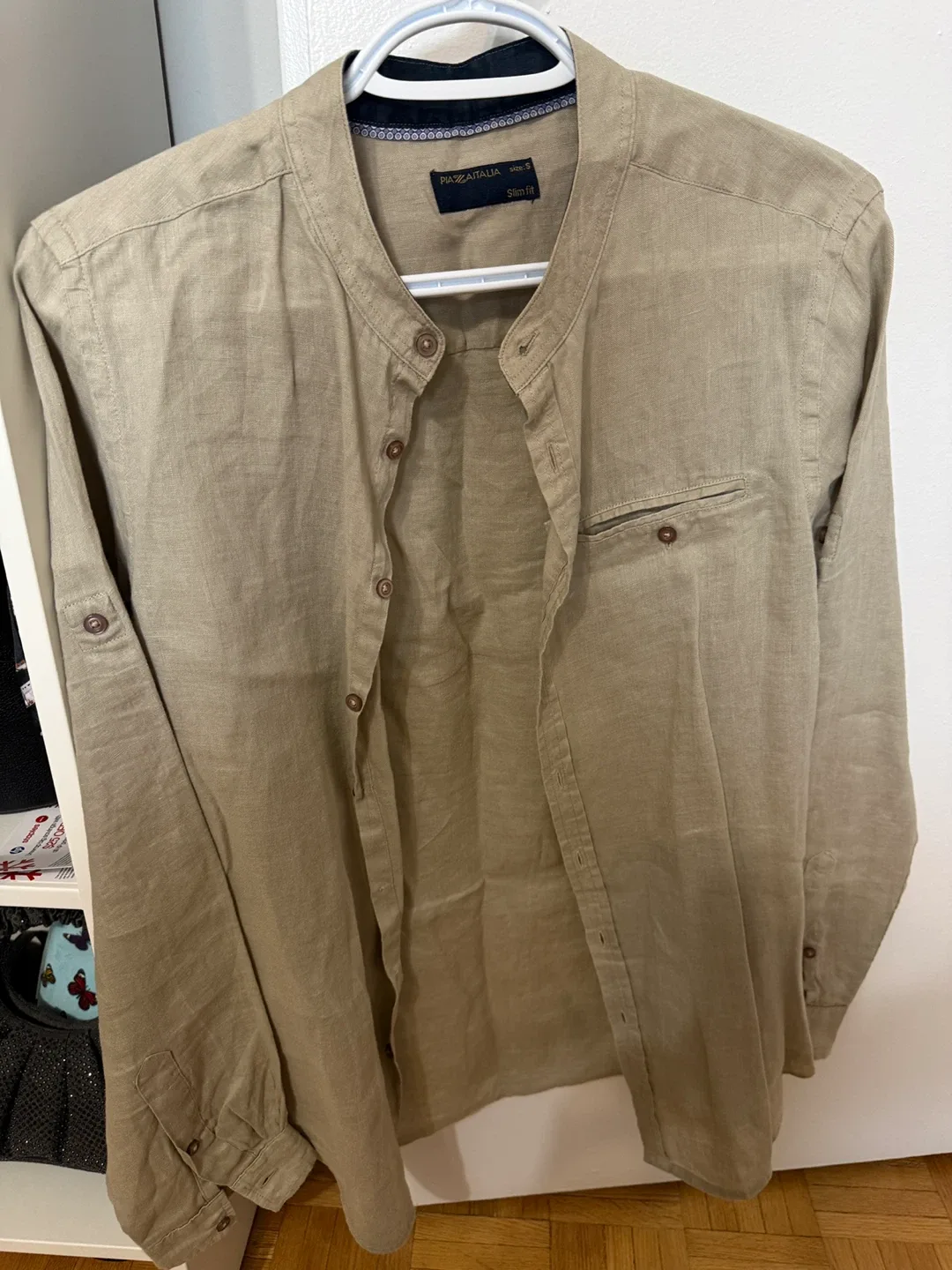 Piazza Italia Linen Shirt - Size S