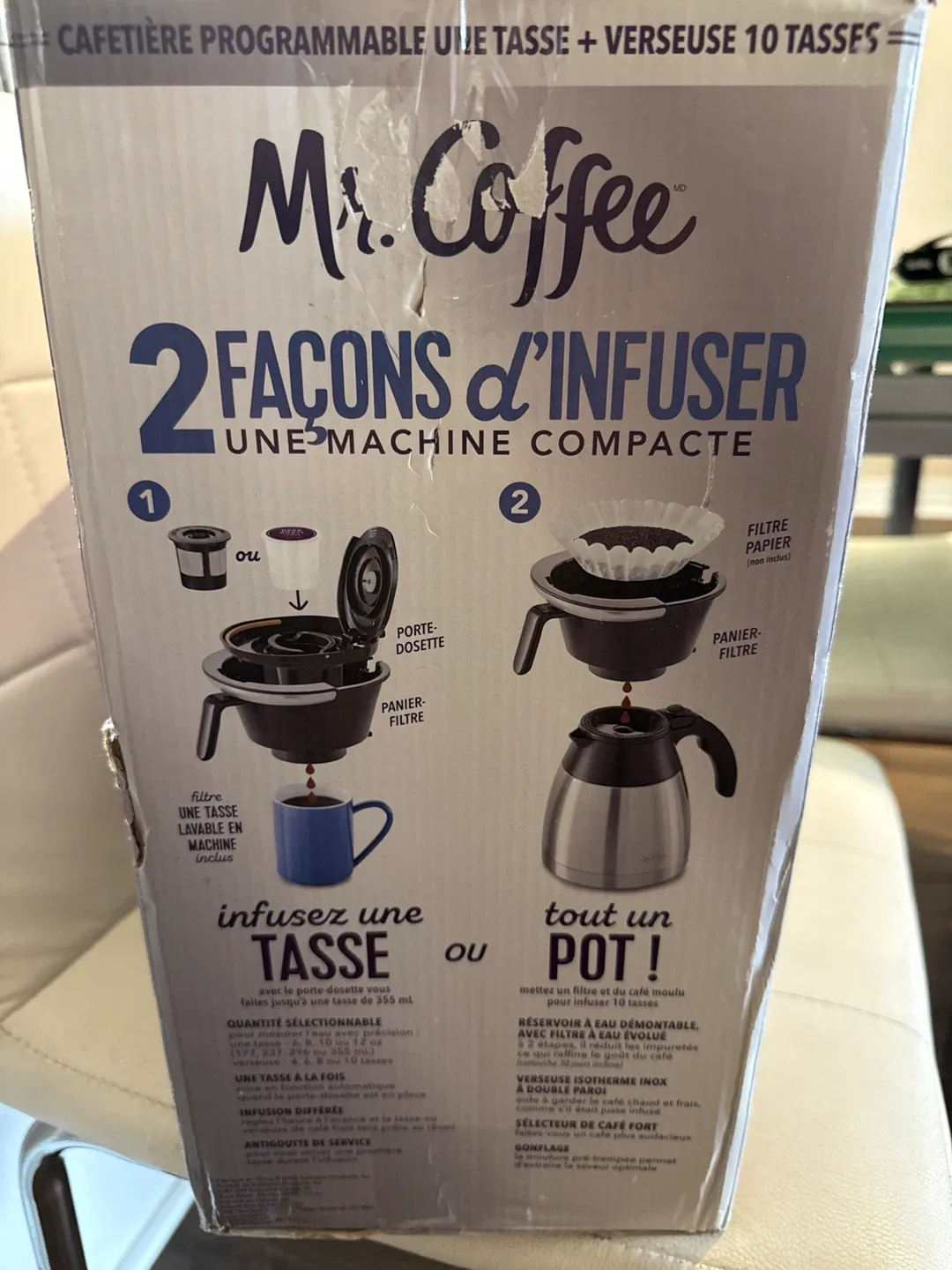 Mr. Coffee 2-Way Brewer - Single Serve + 10-Cup image indicator(2)