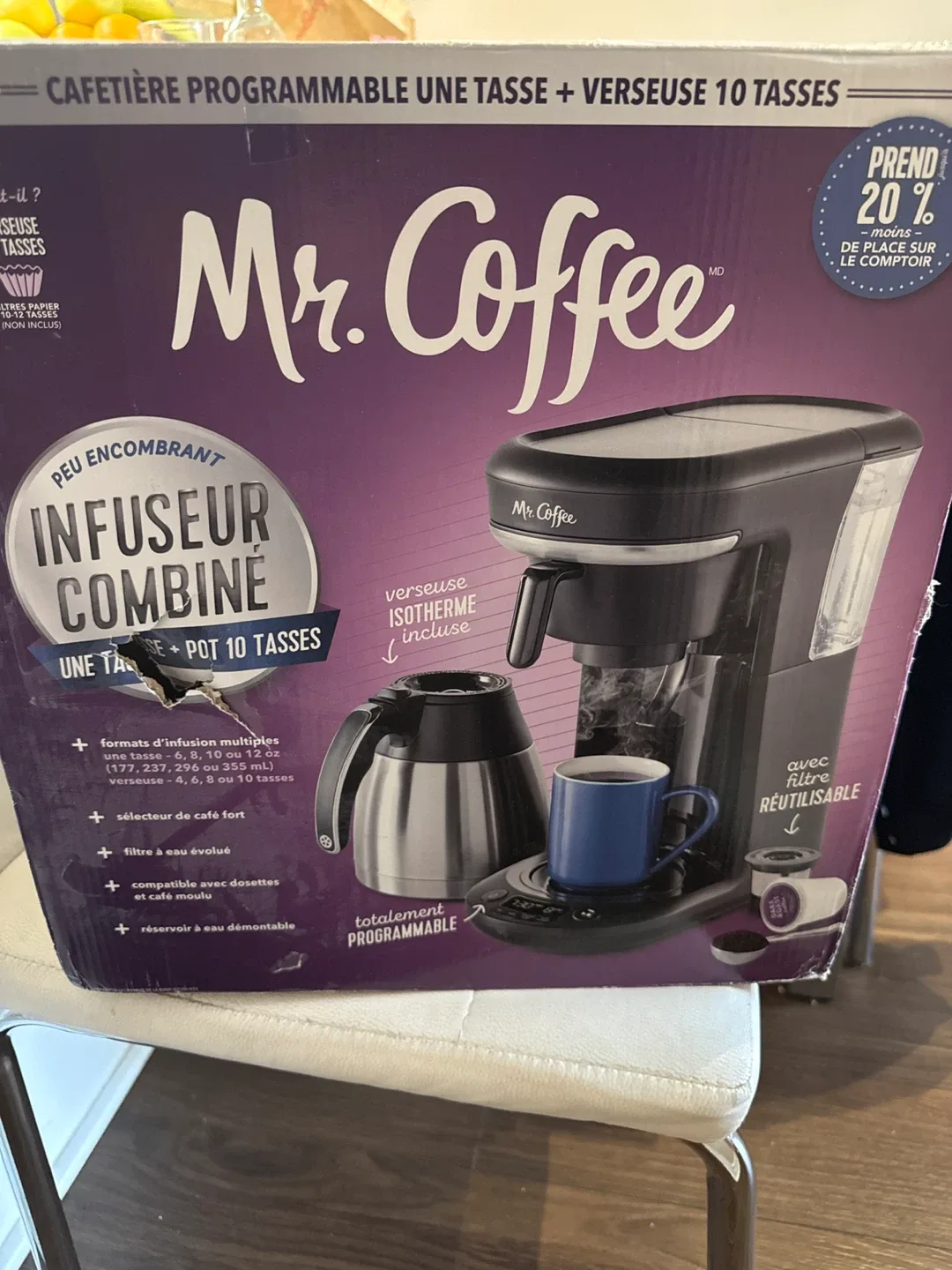 Mr. Coffee 2-Way Brewer - Single Serve + 10-Cup