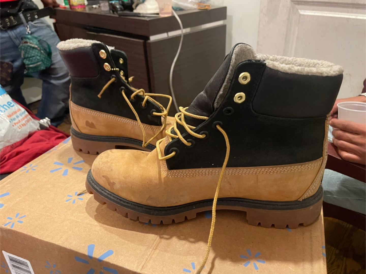 Timberland Waterproof Leather Boots, Size 10