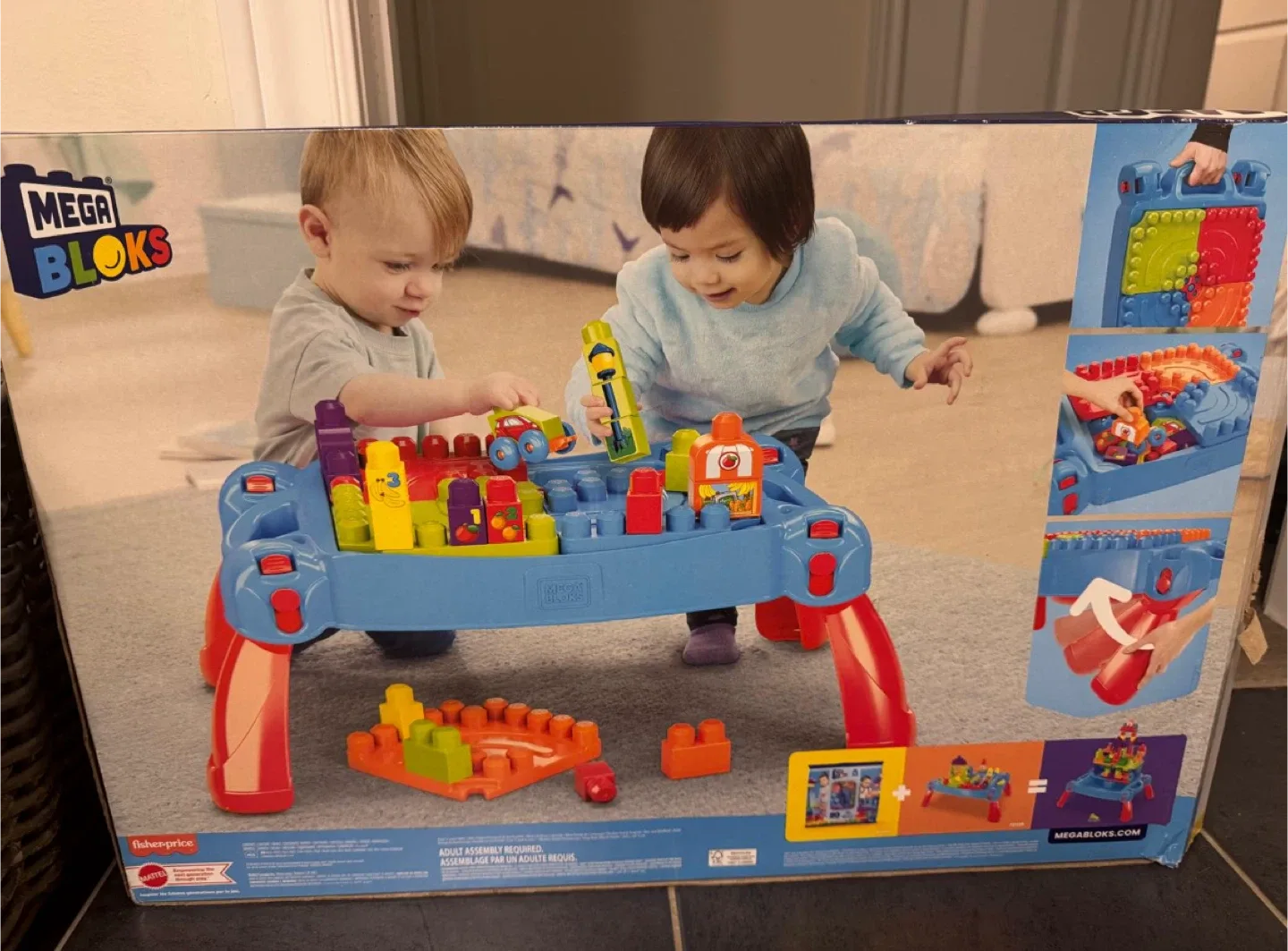 Mega Bloks Big Building Bag & Learn 'N Table image indicator(2)