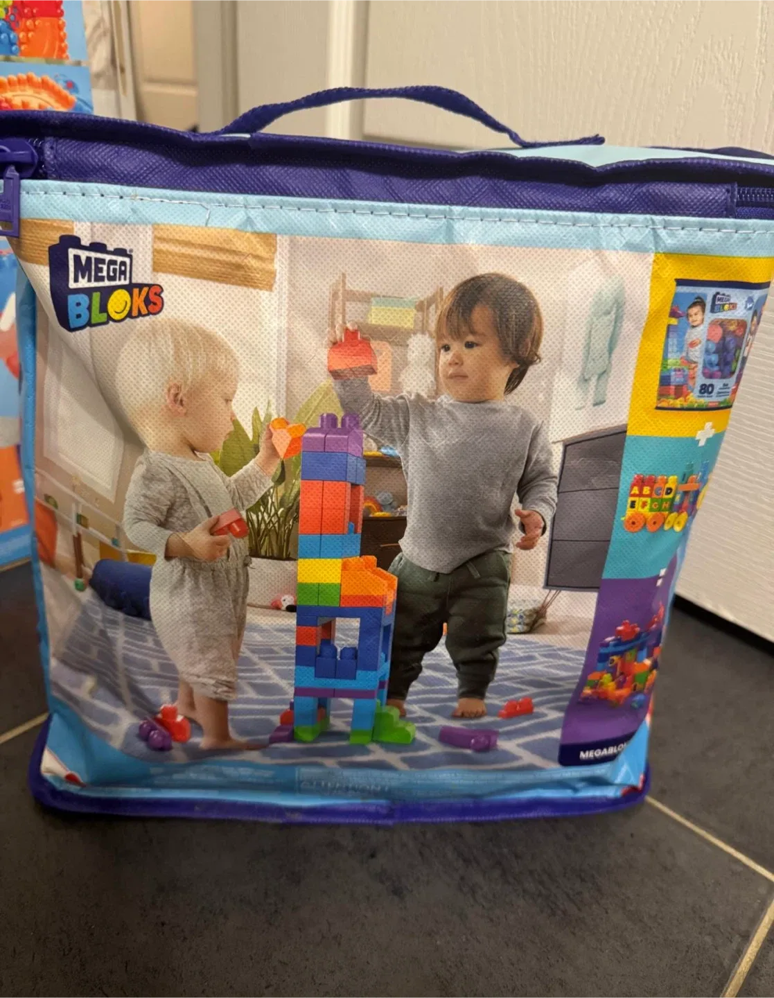 Mega Bloks Big Building Bag & Learn 'N Table image indicator(4)