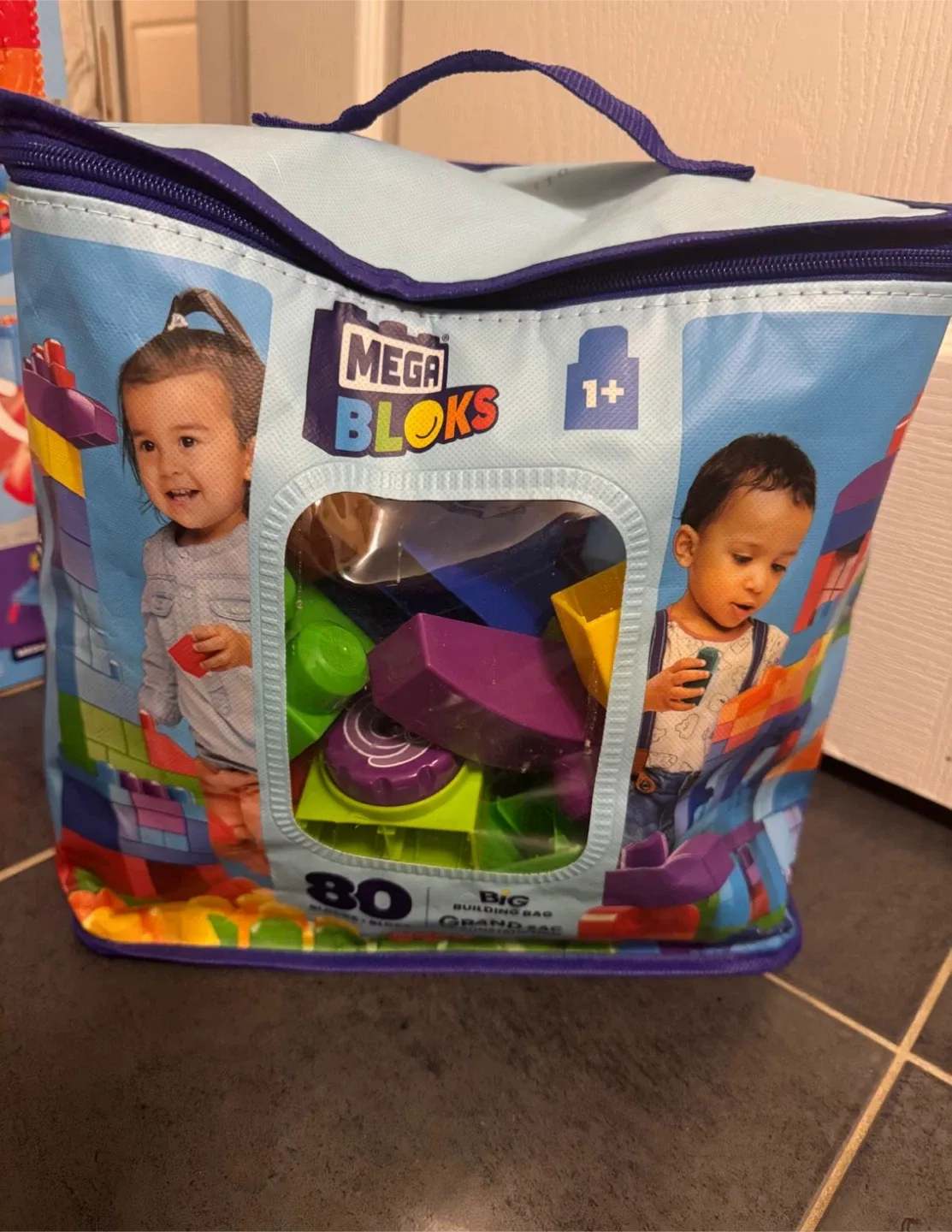 Mega Bloks Big Building Bag & Learn 'N Table image indicator(3)