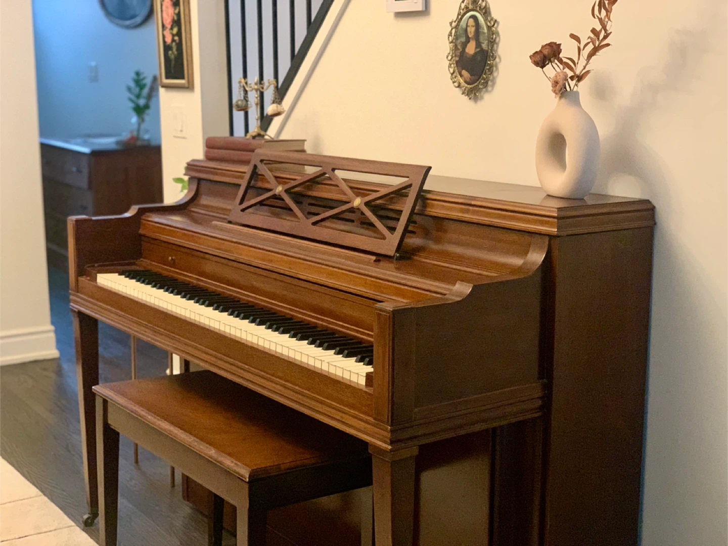 Everett Upright Piano with Bench - photo 2
