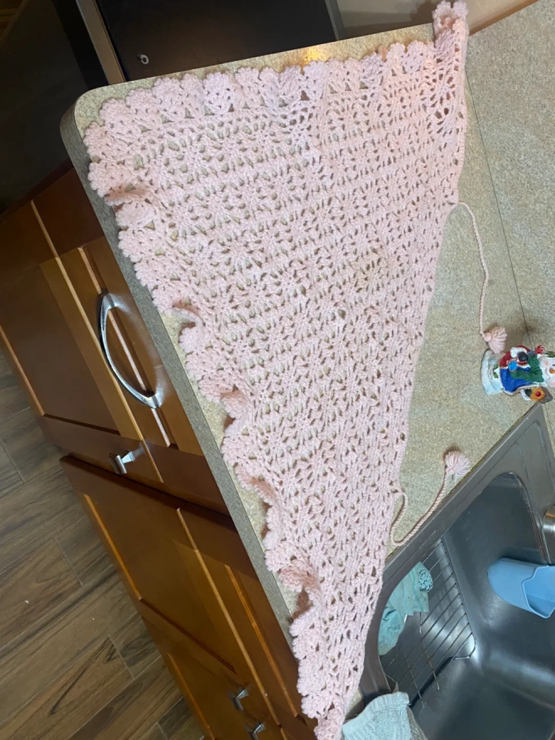 Girls handmade shawl