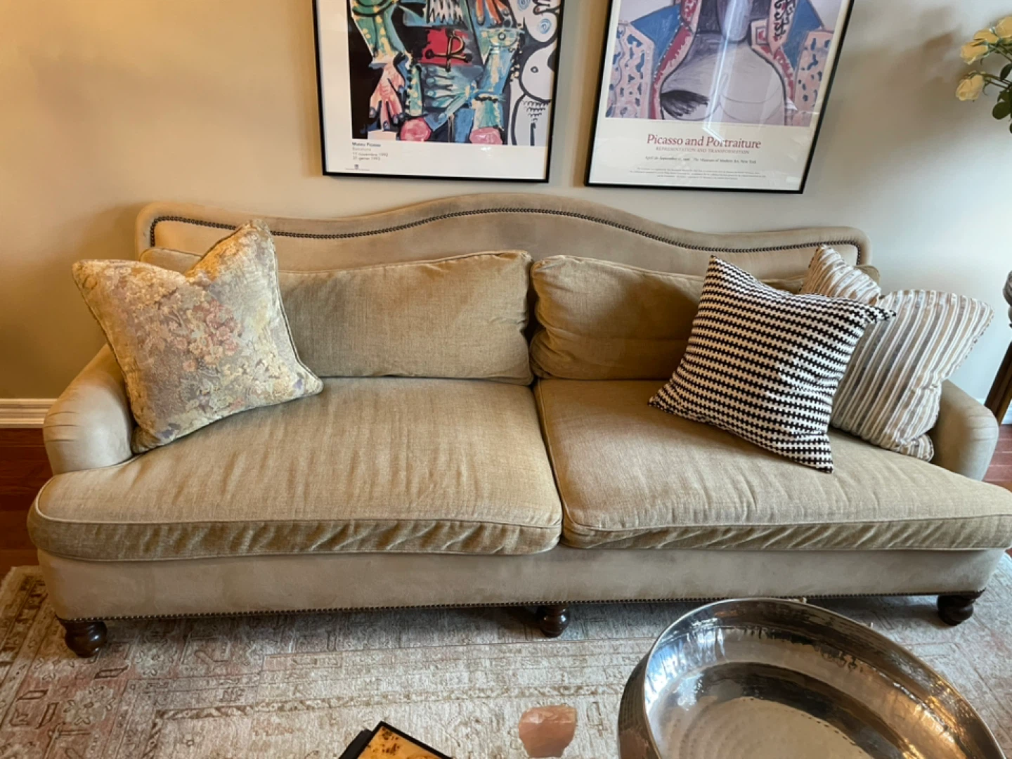 ✨ DESIGNER CUSTOM SOFA – ROSEMOUNT UPHOLSTERY ✨  (Paid $8000.00) - photo 3
