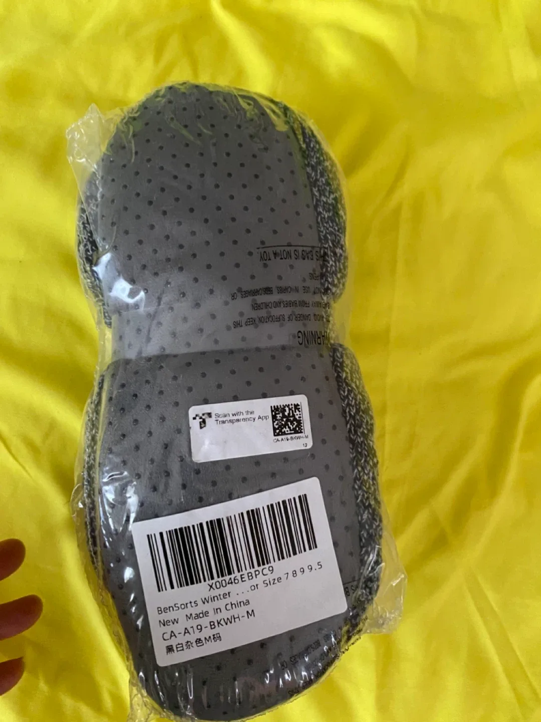 New BenSons Winter Sock Slippers Size 7-9.5