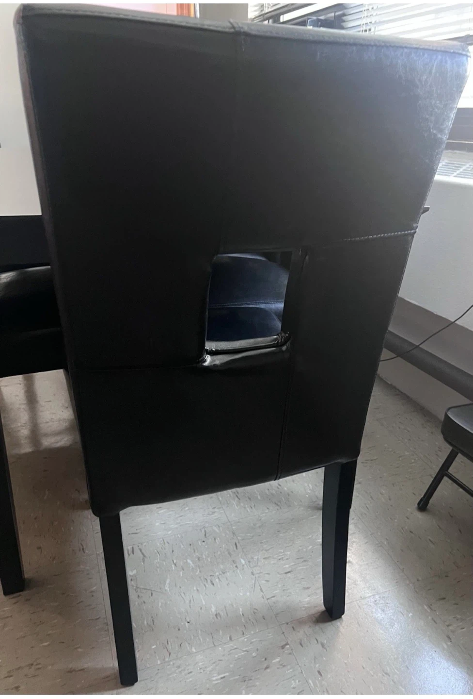 Black Dining Table Set with 6 Chairs - photo 5