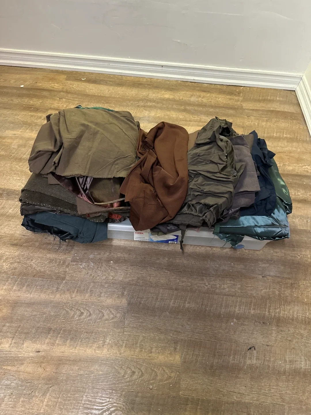 Assorted Fabric Pieces - Sewing, Crafts