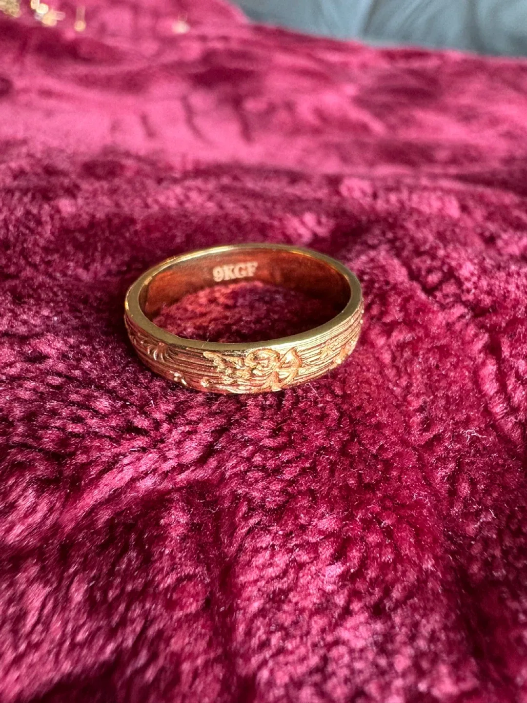 9k Gold Filled Dante Ring (size 7)
