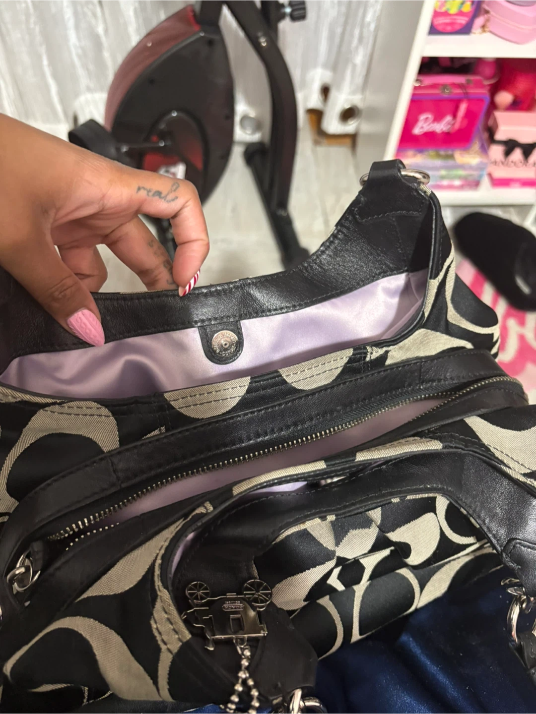 Coach Black/Grey Y2K Hobo Bag - photo 3