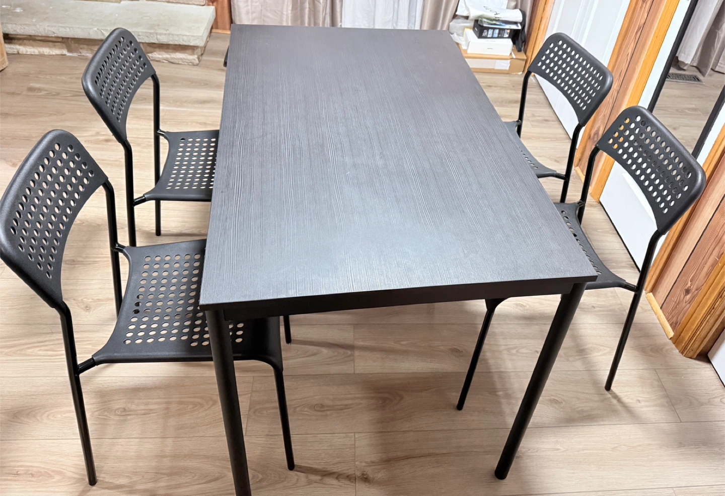 IKEA Dining Table + 4 chairs