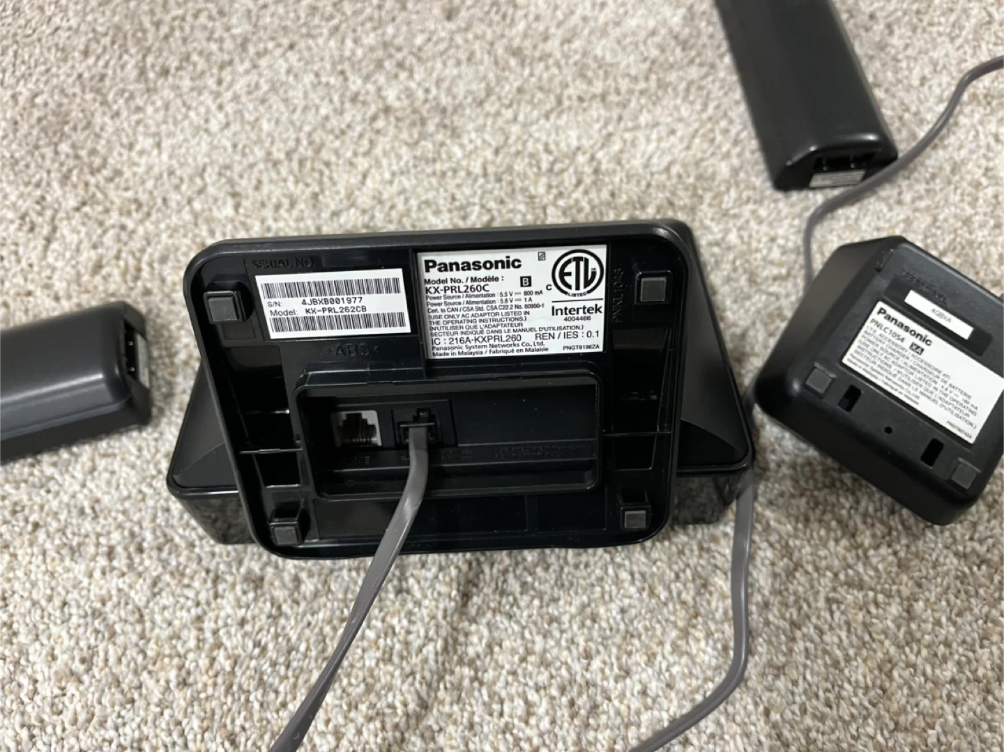 Panasonic KX-PRL260C Cordless Phone System - photo 3